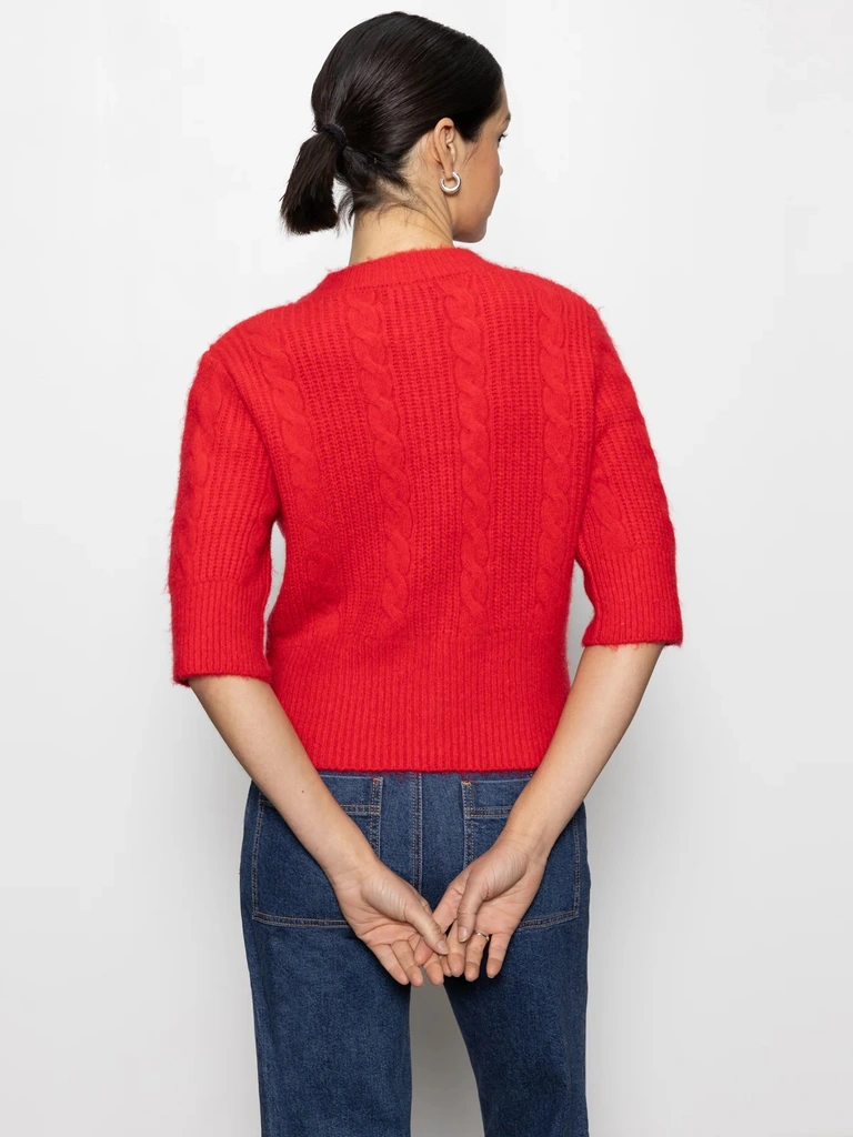 Sanctuary Fuzzy Cable Cardi