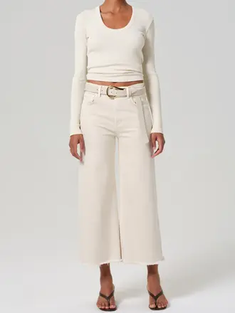Citizen of Humanity Lyra Wide Leg Crop