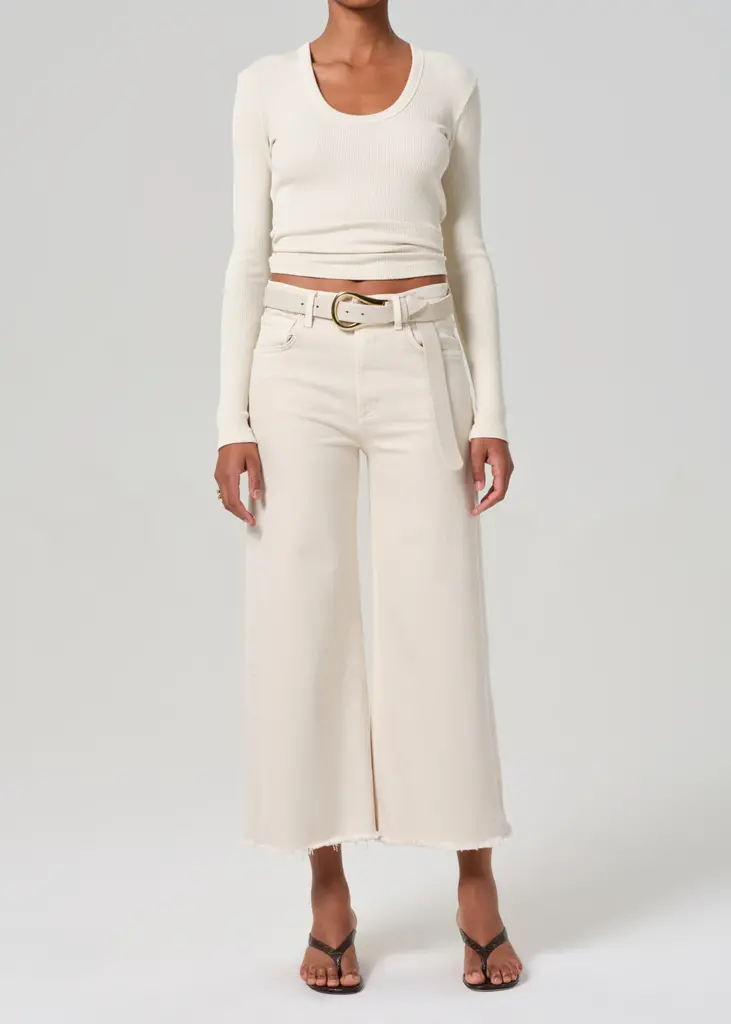 Citizen of Humanity Lyra Wide Leg Crop