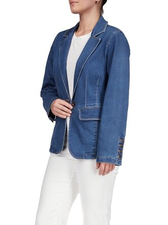 Sanctuary Sculpted Denim Blazer