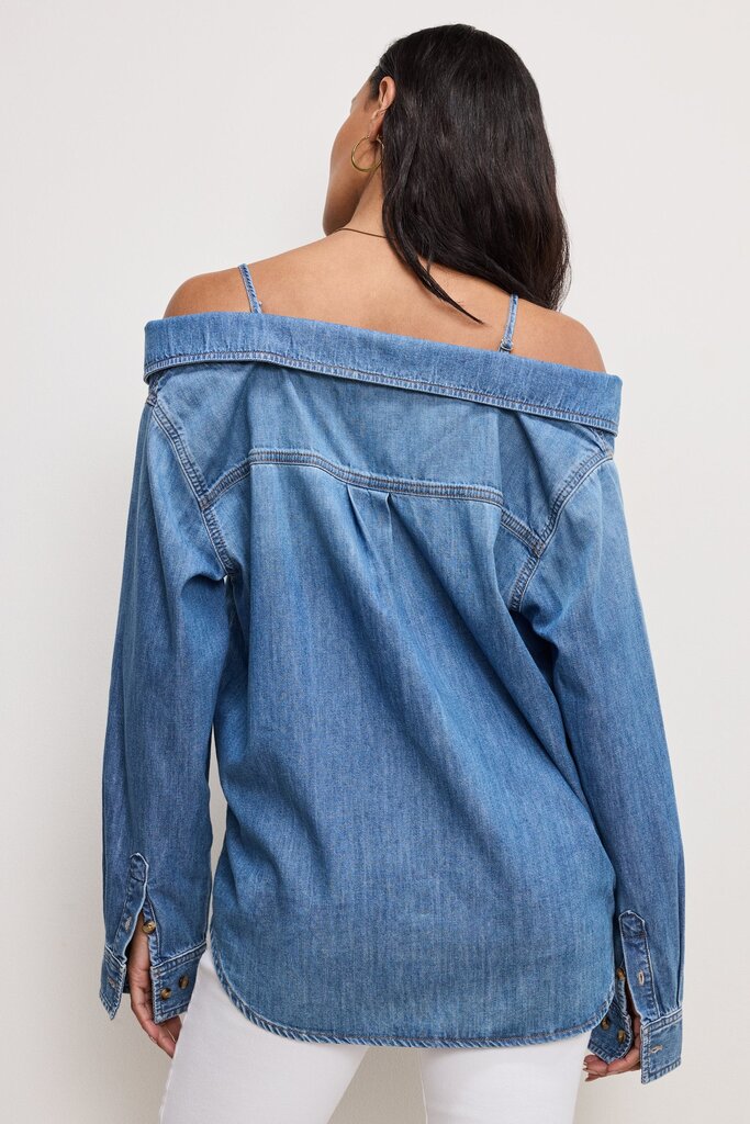 Good American Denim Off The Shoulder