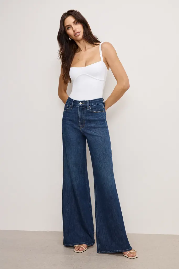 Good American Good Waist Palazzo