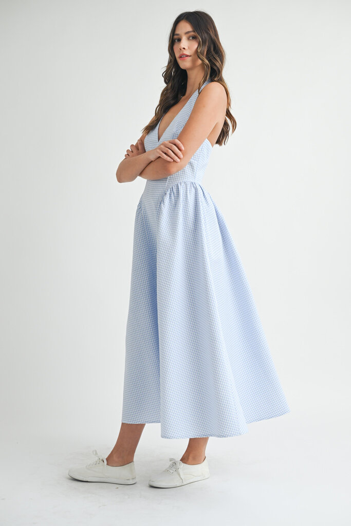 Mable Lorelei Gingham Midi Dress