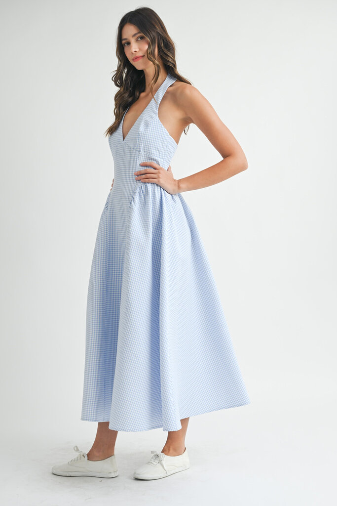 Mable Lorelei Gingham Midi Dress