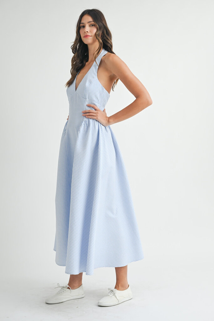 Mable Lorelei Gingham Midi Dress