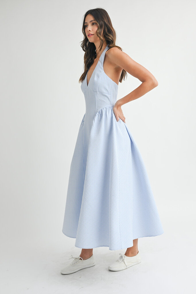 Mable Lorelei Gingham Midi Dress