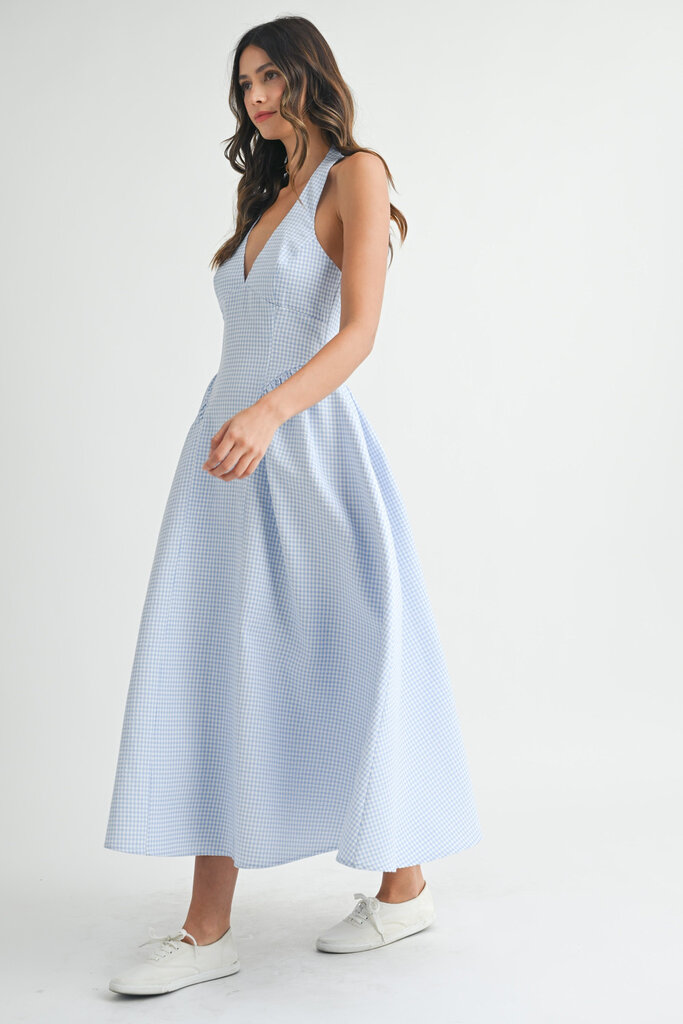 Mable Lorelei Gingham Midi Dress