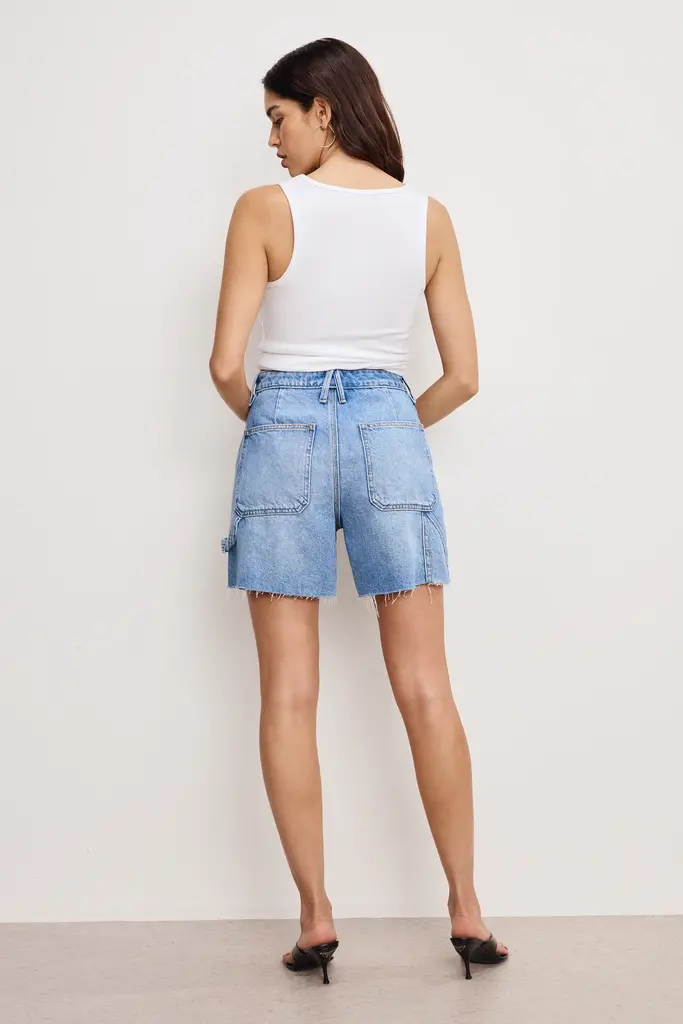 Good American Carpenter Long Shorts