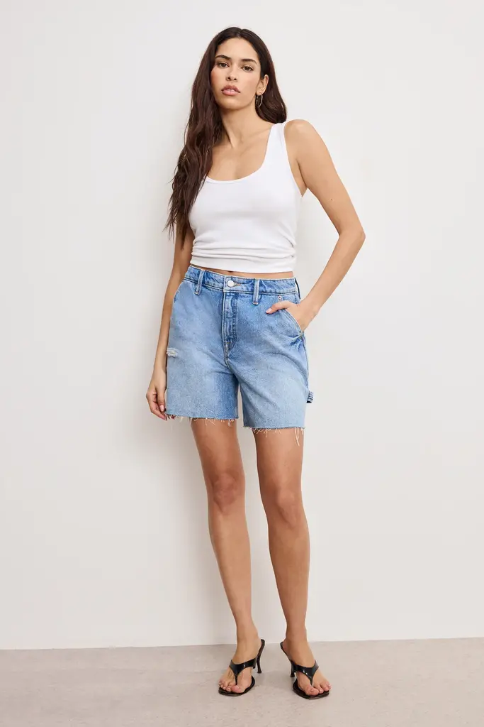 Good American Carpenter Long Shorts