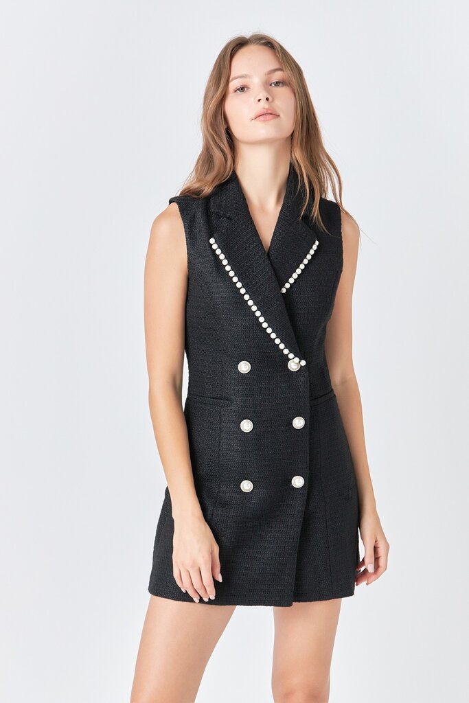 The Denim Bar Aubrey Blazer Dress