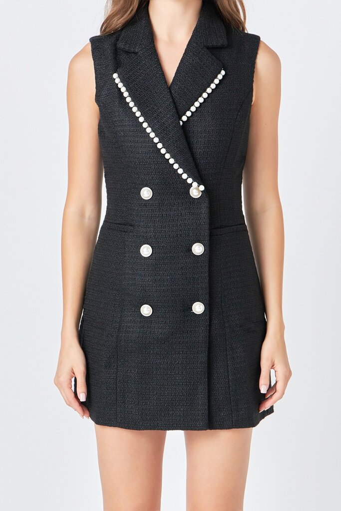 The Denim Bar Aubrey Blazer Dress