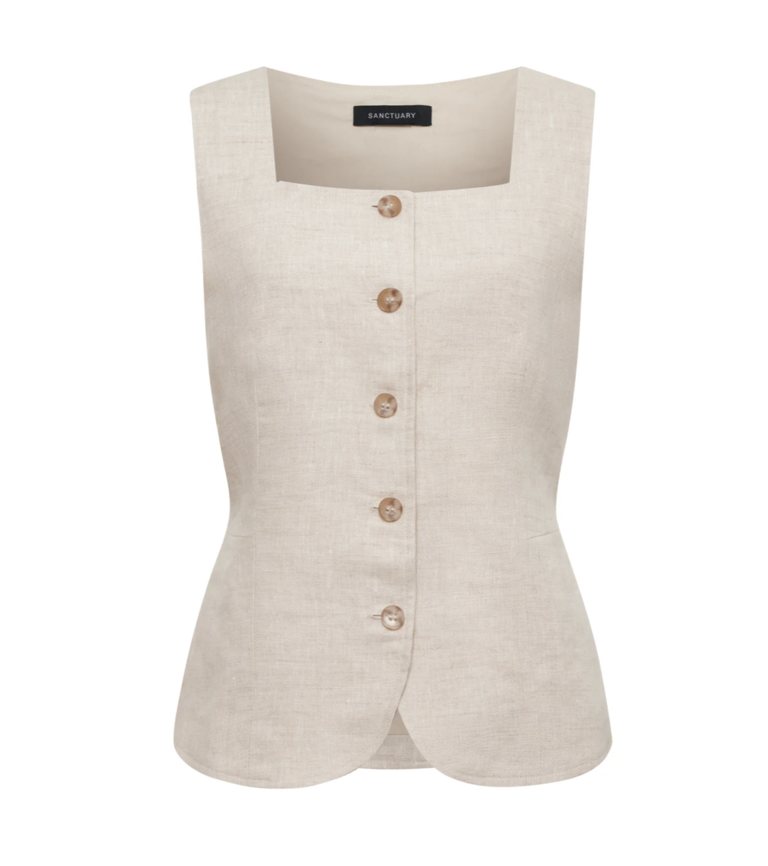 Sanctuary Outsmart Square Neck Vest