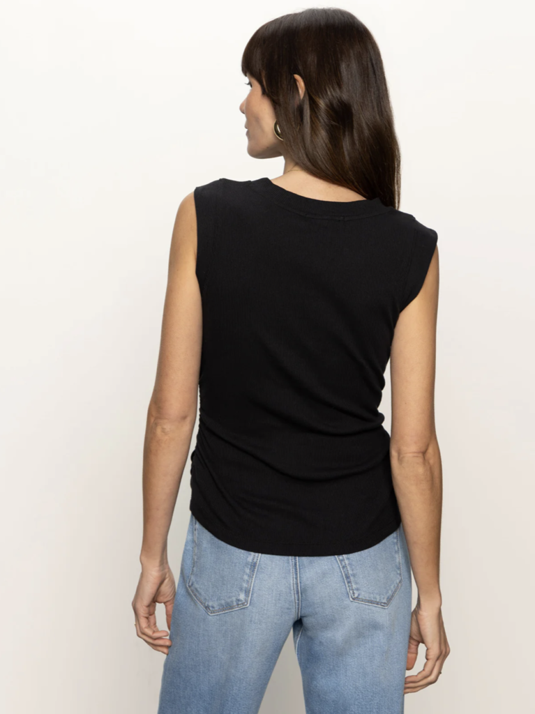 Sanctuary Ribbed Ruched Tank