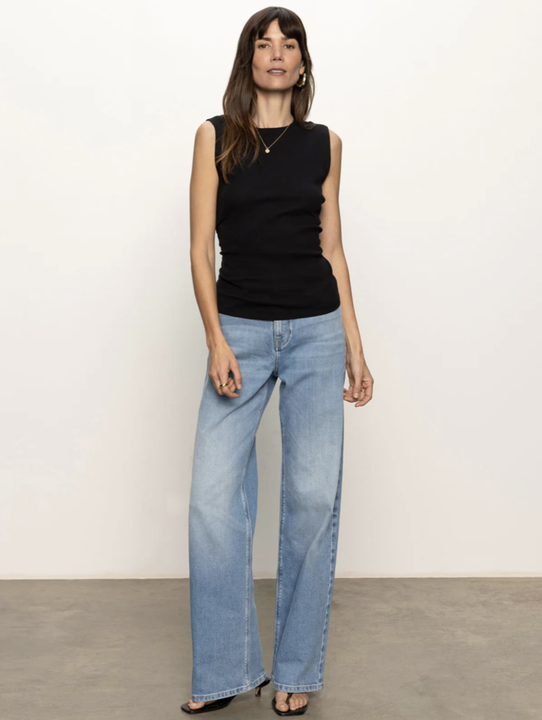 Sanctuary Ribbed Ruched Tank