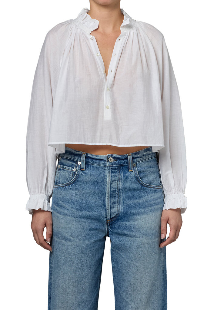 Citizen of Humanity Iris Ruffled Top
