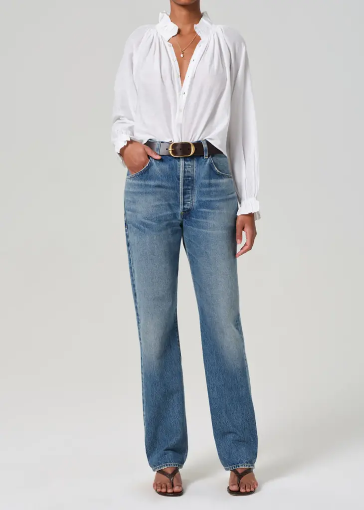 Citizen of Humanity Iris Ruffled Top