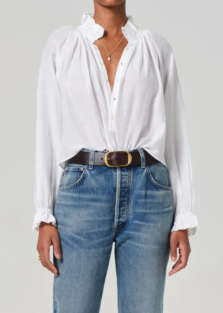 Citizen of Humanity Iris Ruffled Top
