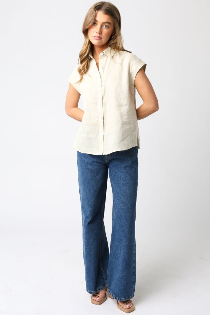 The Denim Bar Kylie Linen Shirt