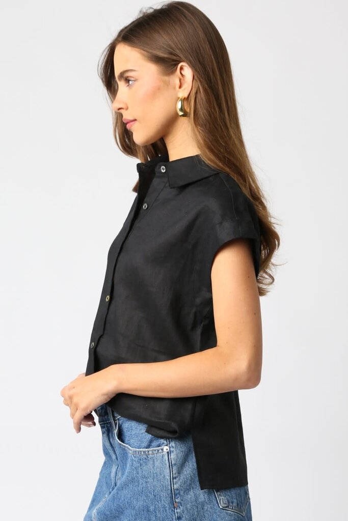 The Denim Bar Kylie Linen Shirt