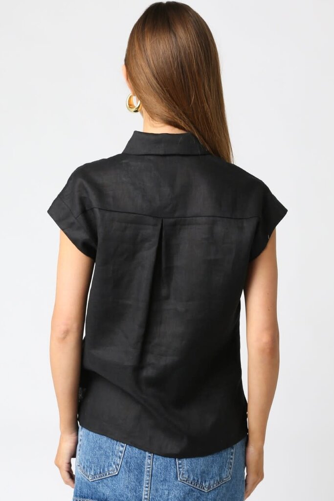 The Denim Bar Kylie Linen Shirt