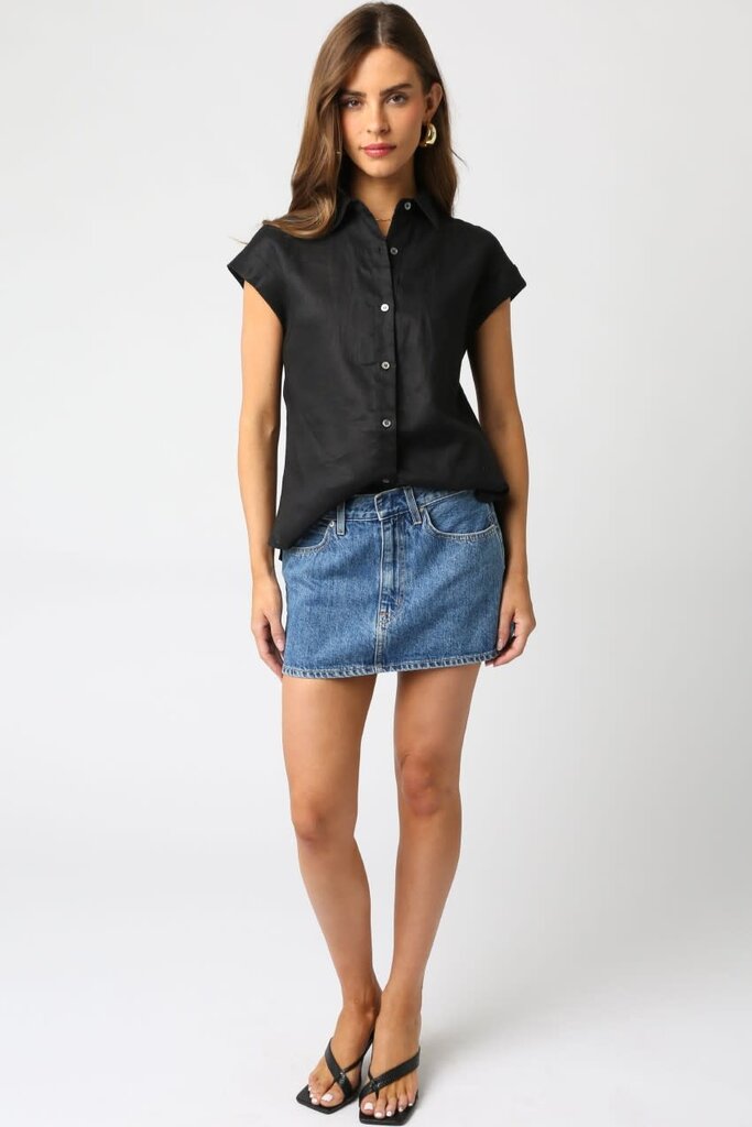 The Denim Bar Kylie Linen Shirt
