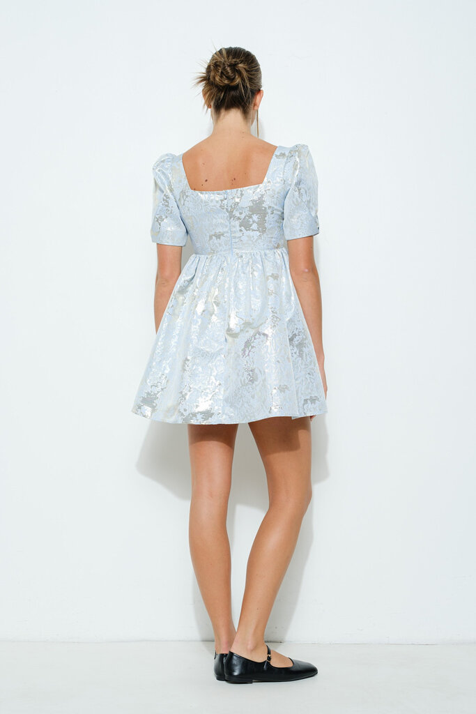 The Denim Bar Lisbet Jacquard Mini Dress