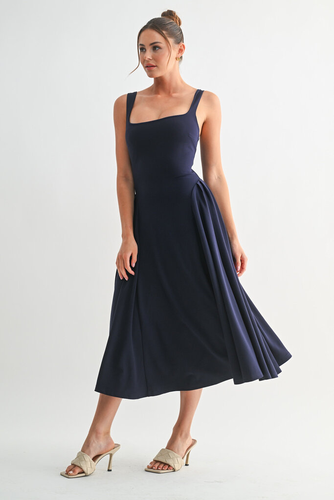 The Denim Bar Lyra Midi Dress
