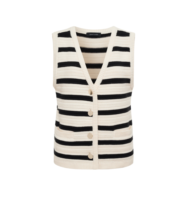Sanctuary Textured Sweater Vest
