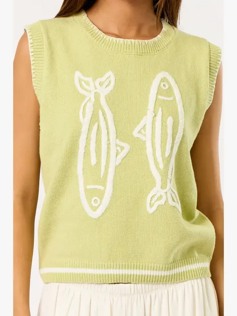 The Denim Bar Sardine Sweater Vest
