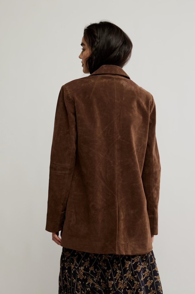 Free People Paper Cut Vegan Blazer
