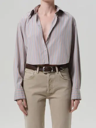 Citizen of Humanity Anna Cropped Shirt