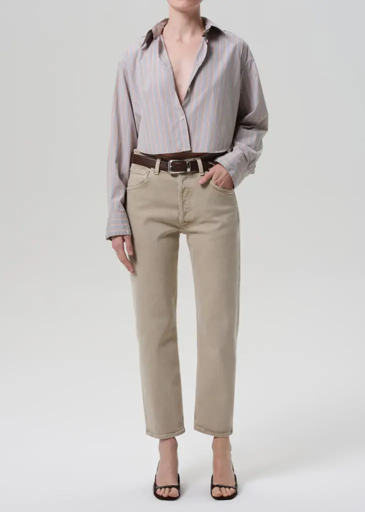 Citizen of Humanity Anna Cropped Shirt