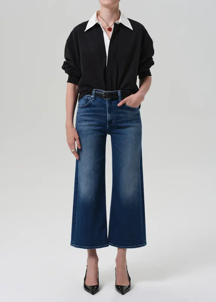 Citizen of Humanity Lyra Wide Leg Crop