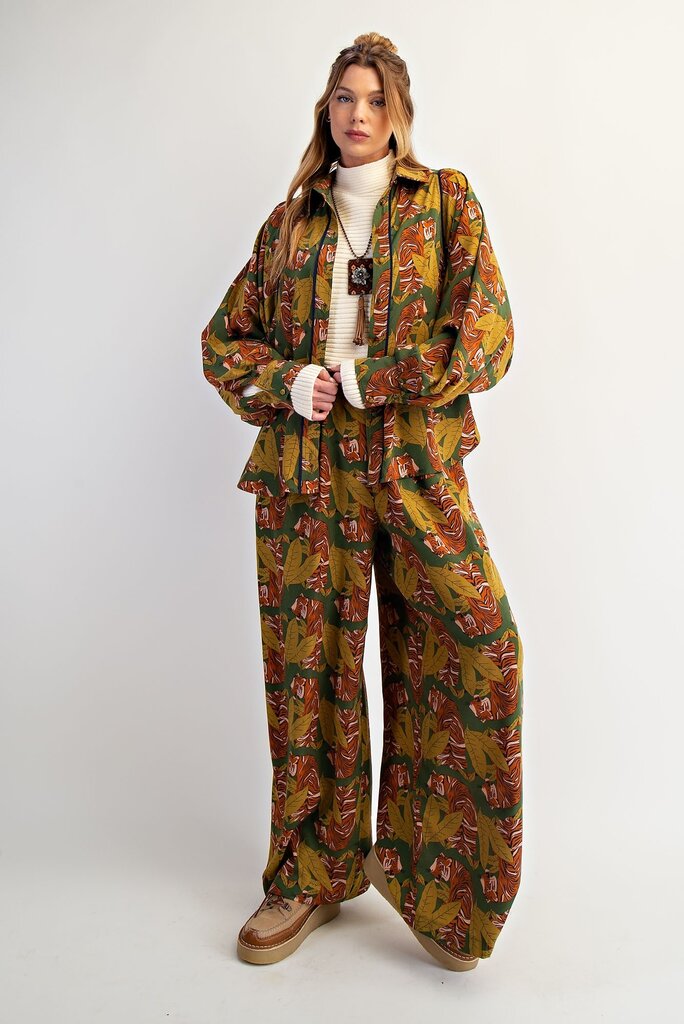 Easel Geaux Time Pants