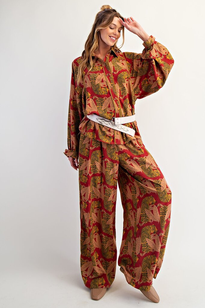 Easel Geaux Time Pants