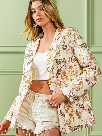 The Denim Bar Roar Couture Blazer