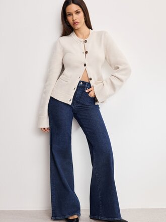 Good American Good Waist Palazzo