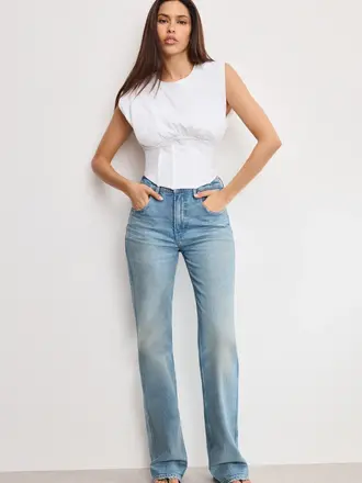 Good American Good Cowboy Jeans