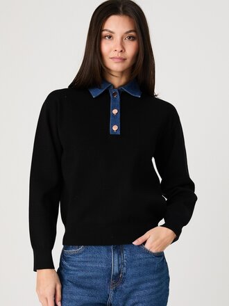 French Connection Denim Duo Sweater