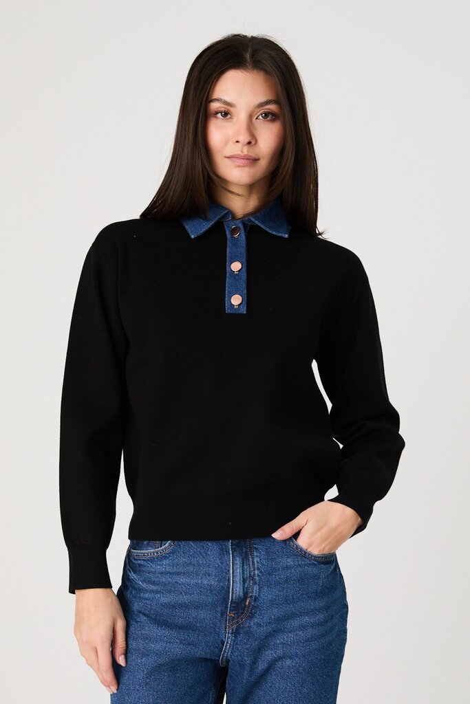 French Connection Denim Duo Sweater