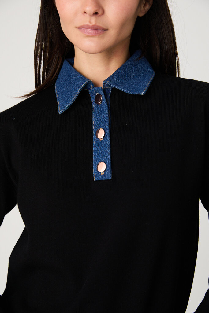 French Connection Denim Duo Sweater
