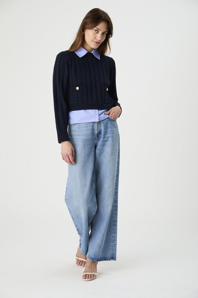 French Connection Ellie Layered Sweater