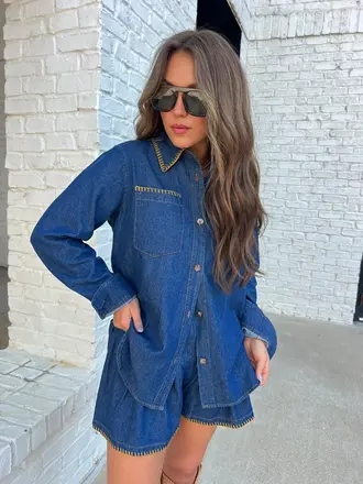 Sage The Label Magnolia Shacket