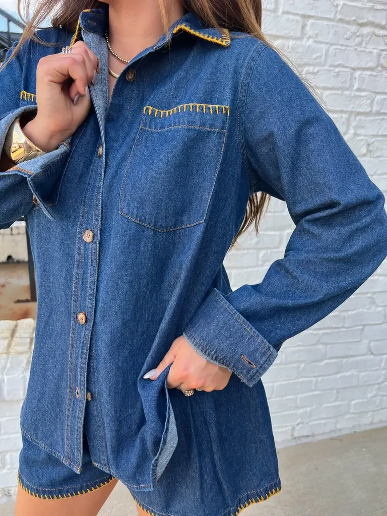 Sage The Label Magnolia Shacket
