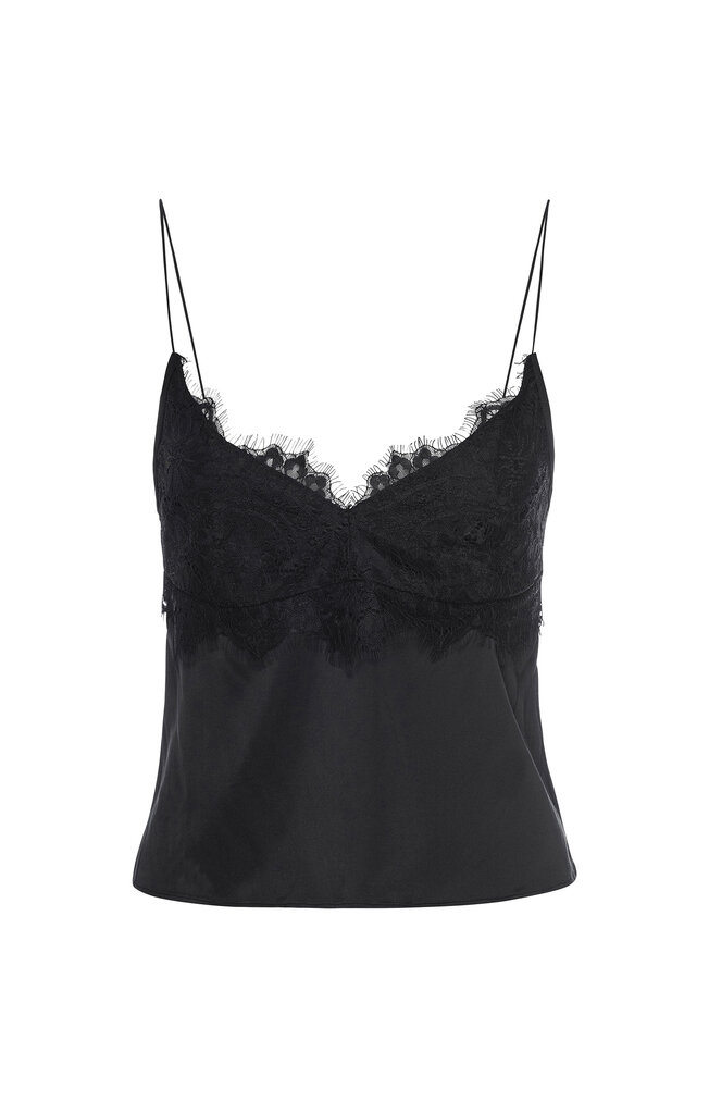 Good American Satin Lace Cami