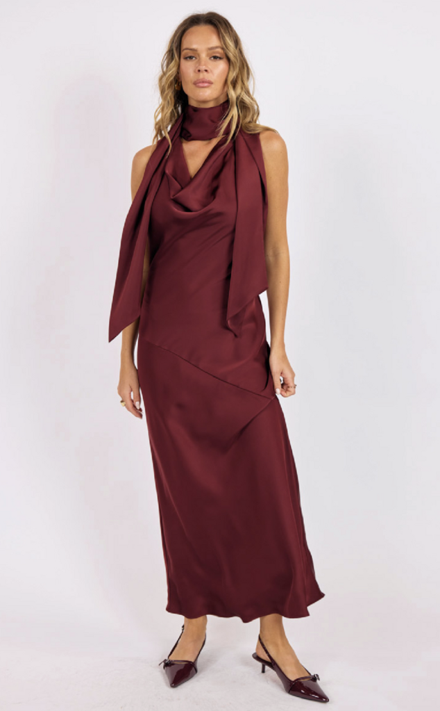 Sage The Label Cabernet Maxi Dress