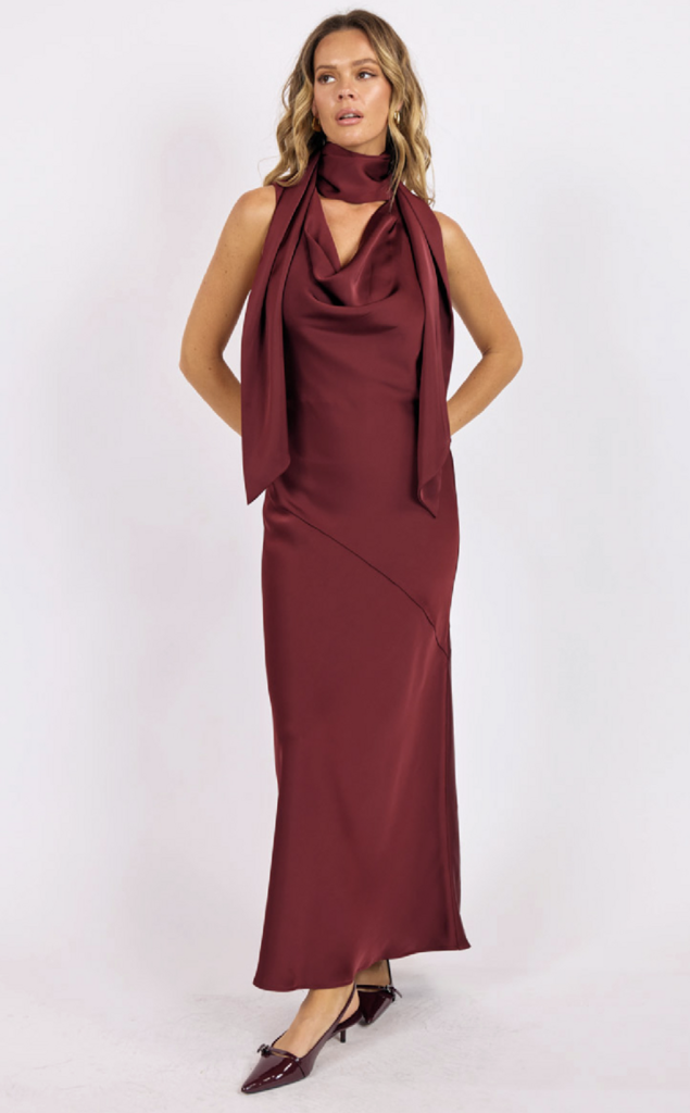 Sage The Label Cabernet Maxi Dress