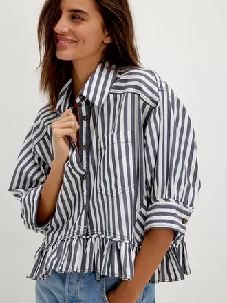 Free People Bailey Stripe Shirt