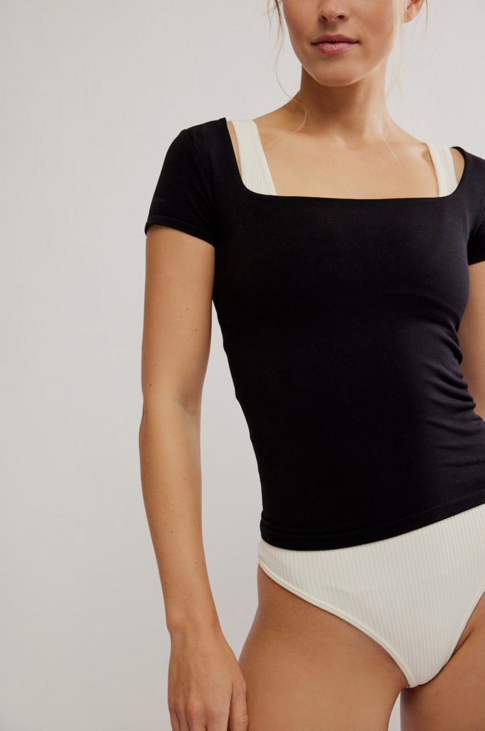 Free People Clean Lines Baby Tee