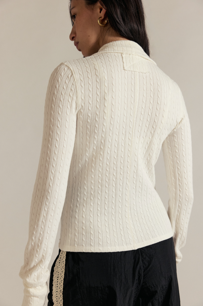 Free People Brunch Girl Zip Top